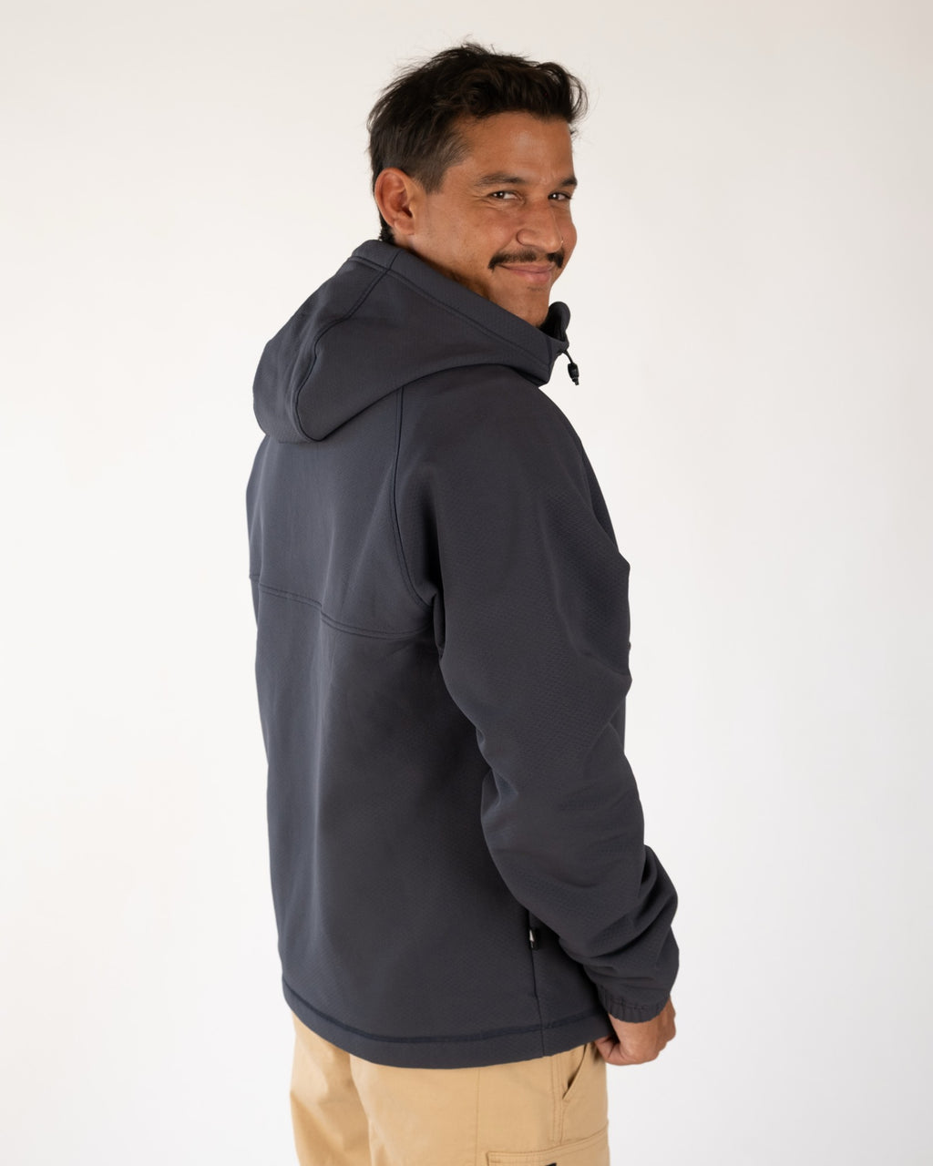 TreeHoodie Quarter Zip Stormfleece Relaxed Dark Ink