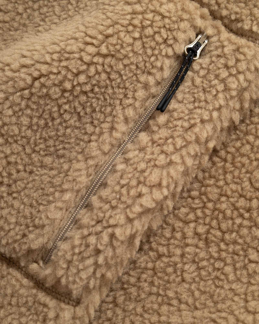 TreeJacket Wool Teddy Olive Fog