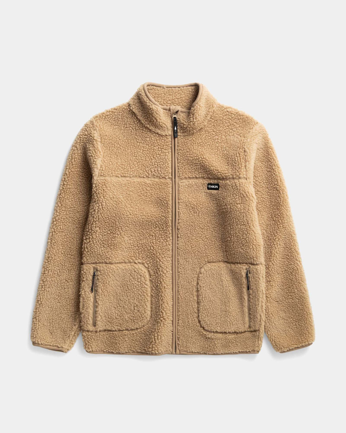 TreeJacket Wool Teddy Olive Fog