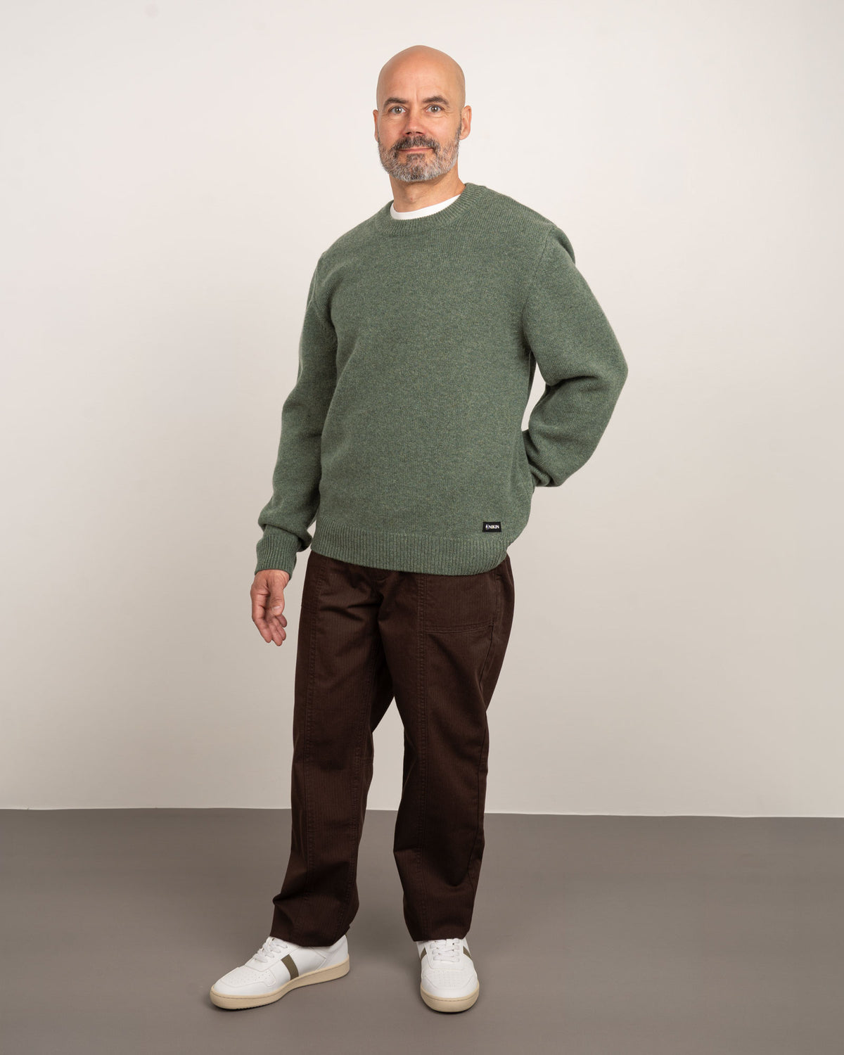 TreePullover Reclaimed Wool Grape Leaf