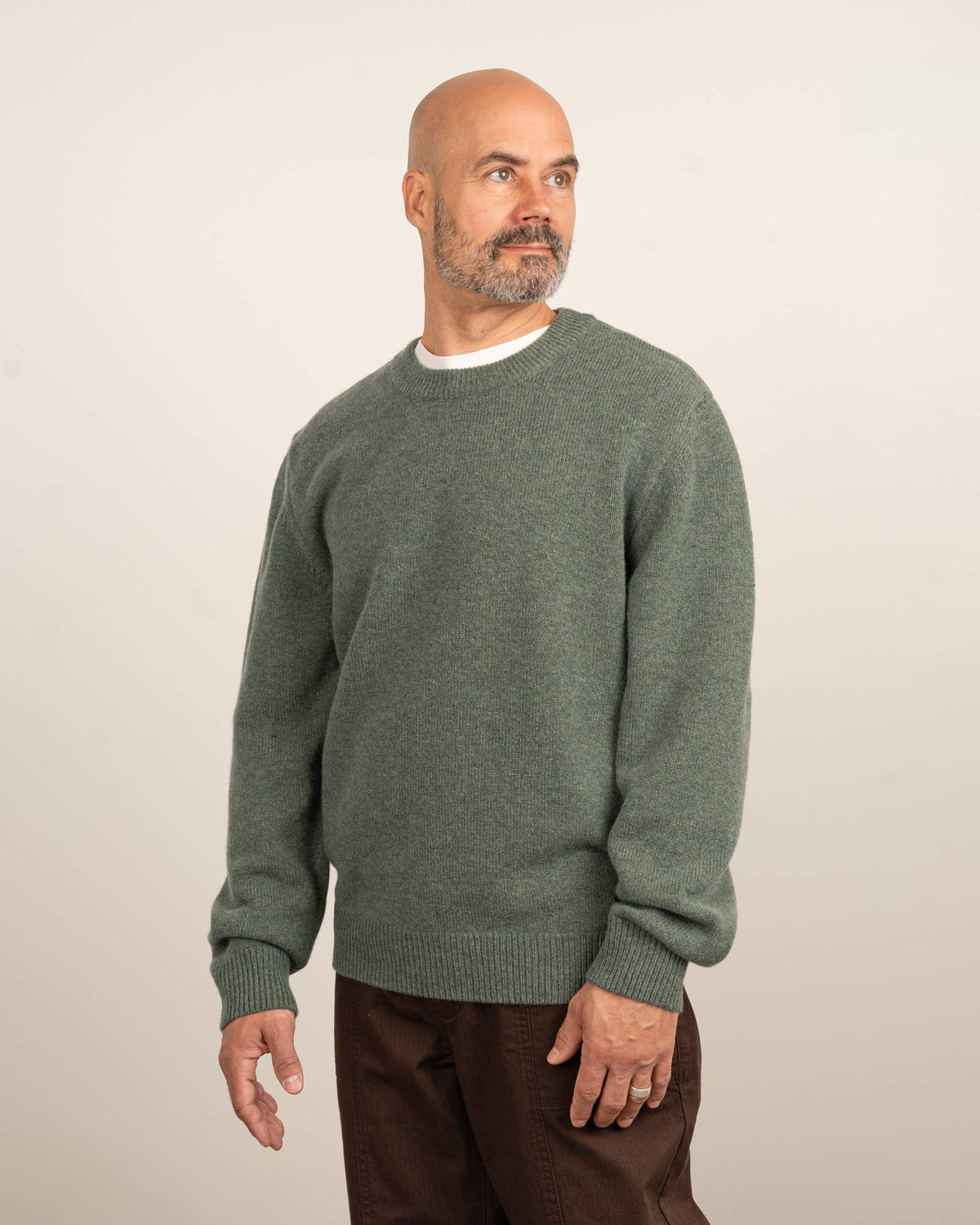 TreePullover Reclaimed Wool Grape Leaf