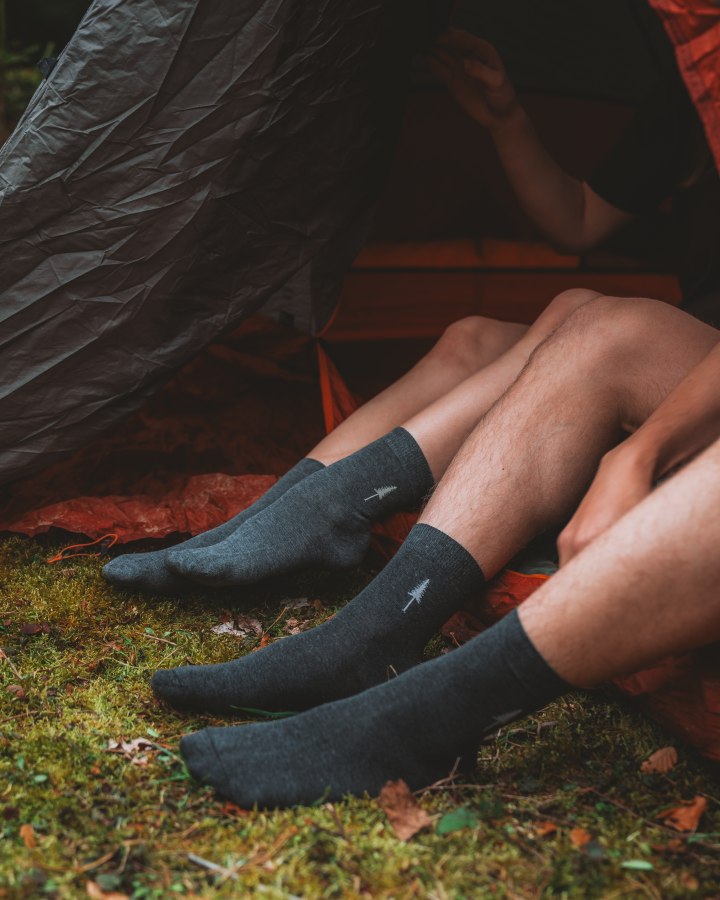 TreeSocks Standard Lot Individuel Anthracite Foncé