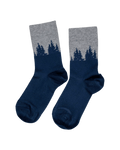 TreeSocks Standard Forest Navy-Grey - SOCKS - NIKIN