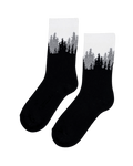 TreeSocks Cosy Double Forest Black - SOCKS - NIKIN
