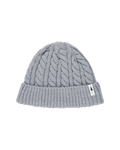 Treeanie Cable Knit - Cool Grey - BEANIE - NIKIN