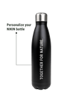 TreeBottle Personalisiert (big text) - Black - BOTTLE - NIKIN