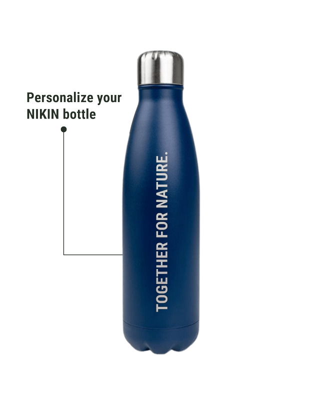 TreeBottle Personalisiert (big text) Navy - BOTTLE - NIKIN