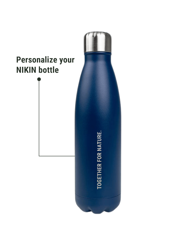 TreeBottle Personalisiert (small text) Navy - BOTTLE - NIKIN