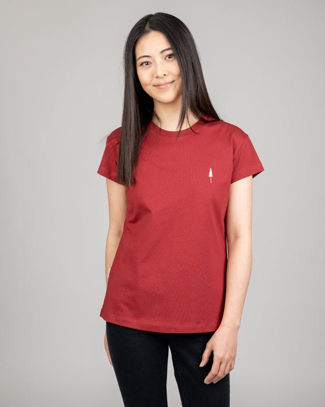 TreeShirt Women - Bloodstone Red - TSHIRT - NIKIN